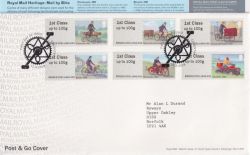 2018-09-12 Post & Go Bike Stamps Coventry FDC (90739)