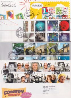 2015 Bulk Buy x16 First Day Covers with T/House Pmks (90747)