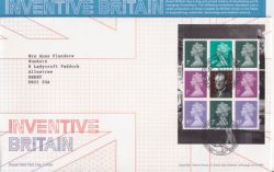 2015-02-19 Inventive Britain Booklet Stamps T/House FDC (90751)
