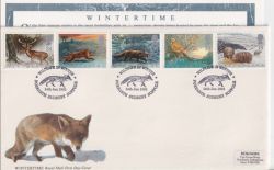 1992-01-14 Wintertime Stamps  FOXEARTH FDC (90809)