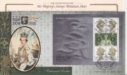 2000-05-23 Her Majesty stamps M/S London SW1 FDC (90918)