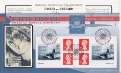 2001-04-17 Submarines Scarce Booklet BLCS205 FDC (90942)