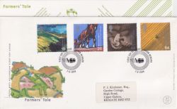 1999-09-07 Farmers Tale Stamps Laxton FDC (91021)