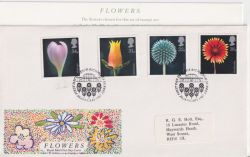 1987-01-20 Flowers Stamps Richmond FDC (91057)