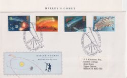 1986-02-18 Halley's Comet London NW1 FDC (91068)