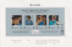 Bermuda 1998 Princess Diana M/Sheet MNH (91121)