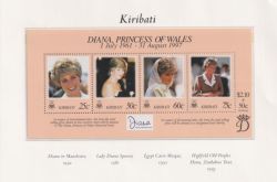 Kiribati 1998 Princess Diana M/Sheet MNH (91129)