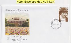 1998-01-02 Togo Princess Diana Stamp FDC (91187)