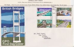 1968-04-29 British Bridges BUREAU FDC (91238)