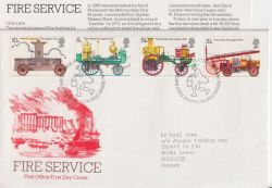 1974-04-24 Fire Service Stamps Bureau FDC (91292)
