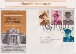 1974-10-09 Churchill Stamps Bureau FDC (91294)