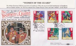 1992-07-21 Gilbert & Sullivan Stamps Tower London FDC (91304)