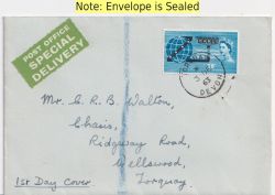 1963-12-05 COMPAC Stamp Torquay cds FDC (91389)