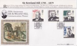 1995-09-05 Rowland Hill Kidderminster Silk FDC (91471)