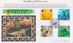 1998-08-25 Notting Hill Carnival London Silk FDC (91520)