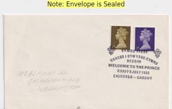 1969-07-05 Welcome To The Prince Cardiff Postmark (91584)