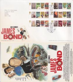 2008-01-08 James Bond Stamps London SE1 FDC (92310)