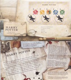 2007-07-17 Harry Potter M/S Broom Alcester FDC (92339)