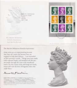 2007-06-05 The Machin Definitive Booklet Windsor FDC (92342)