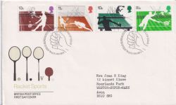 1977-01-12 Racket Sports Stamps Bureau FDC (92408)