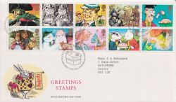 1993-02-02 Greetings Stamps Bureau FDC (92472)