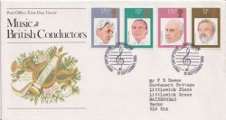 1980-09-10 British Conductors Stamps London SW FDC (92483)