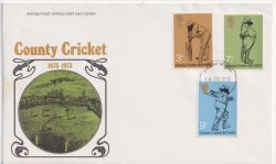 1973-05-16 County Cricket Stamps Oxford FDC (92497)