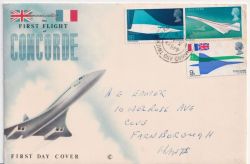 1969-03-03 Concorde Stamps Richmond cds FDC (92507)