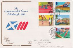 1986-07-15 Commonwealth Games Edinburgh FDC (92568)