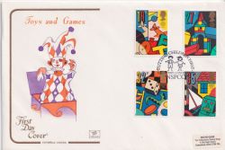 1989-05-16 Games & Toys Stamps NSPCC London FDC (92618)