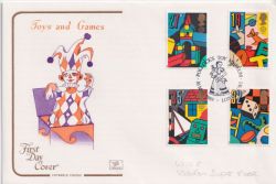 1989-05-16 Games & Toys Stamps Pollocks London FDC (92619)
