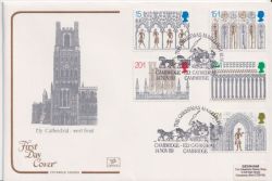 1989-11-14 Christmas Stamps ELY Cathedral FDC (92624)
