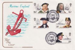 1982-06-16 Maritime Heritage Stamps London EC2 FDC (92671)