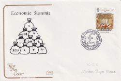 1984-06-05 Economic Summit Stamp London EC1 FDC (92687)