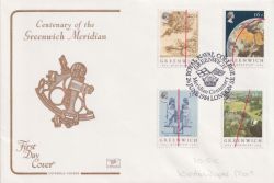 1984-06-26 Greenwich Meridian Naval College London FDC (92688)