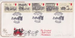 1984-07-31 Mail Coach Stamps Bath Avon FDC (92709)