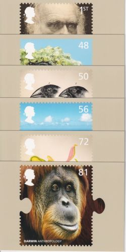 2009-02-12 PHQ 320 Charles Darwin x 11 Mint Cards (92788)