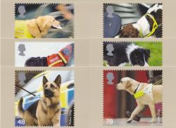 2008-02-05 PHQ 307 Working Dogs 6 Mint Cards (92795)
