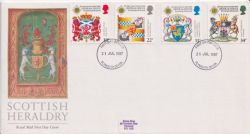 1987-07-21 Heraldry Stamps Plymouth FDC (92818)