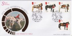 1997-07-08 Queens Horses Stamps Badminton FDC (92834)
