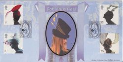 2001-06-19 Fabulous Hats Stamps Belgravia SW1 FDC (92844)