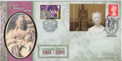 2001-01-29 Queen Victoria Bklt Stamp London SW1 FDC (92845)