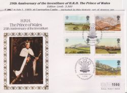 1994-03-01 Prince Of Wales Caernarfon Silk FDC (92861)