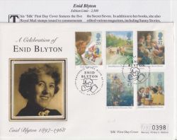 1997-09-09 Enid Blyton Stamps Blyton Lincs FDC (92871)