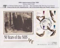 1998-06-23 Health NHS Stamps Tredegar FDC (92878)