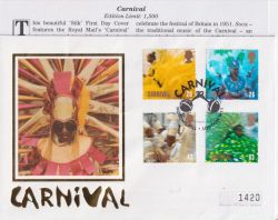1998-08-25 Notting Hill Carnival Notting Hill FDC (92880)