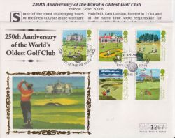 1994-07-05 Golf Stamps St Andrews FDC (92892)