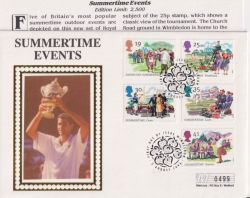 1994-08-02 Summertime Stamps Wimbledon FDC (92893)