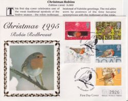 1995-10-30 Christmas Stamps Christmas Common FDC (92906)