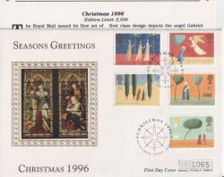 1996-10-28 Christmas Stamps Bethlehem FDC (92915)